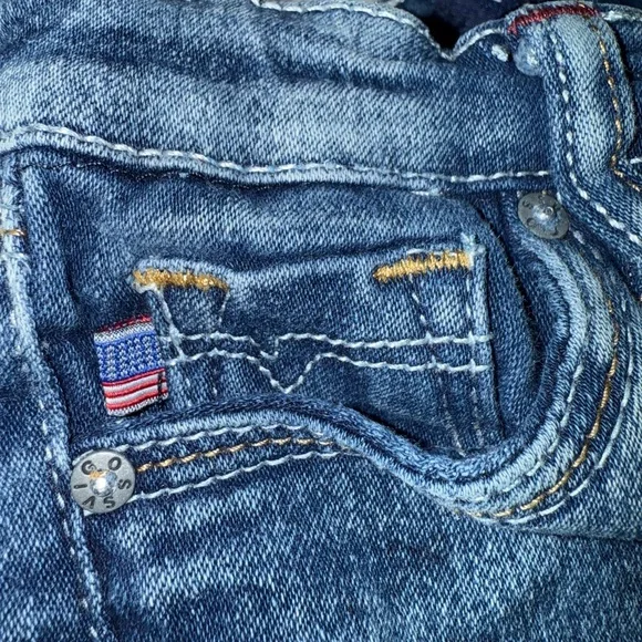 Vigoss Girls 2T Medium Wash Denim Jeans - Picture 4 of 6